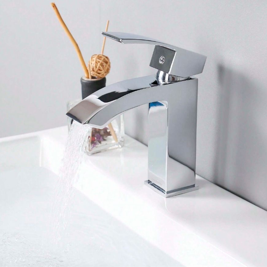 Змішувач для раковини Qtap Swan Cascada QTSWA270CRM45564 хром - QTSWA270CRM45564
