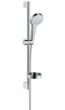 Душовий набір HANSGROHE Croma Select S 110 3jet Vario 65 см з мильницею Chrome/White 26566400 хром/білий - 26566400