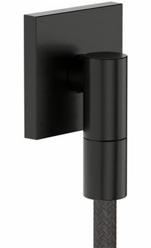 Шлангове під&rsquo;єднання HANSGROHE FixFit Fine E зі зворотним клапаном Brushed Black Chrome 28883340 чорний хром - 28883340