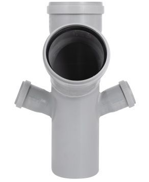 Крестовина двухплоскостная канализационная Ostendorf-OSMA HT-System PLUS d110/110/110/50/50&times;67&deg; SD00057210