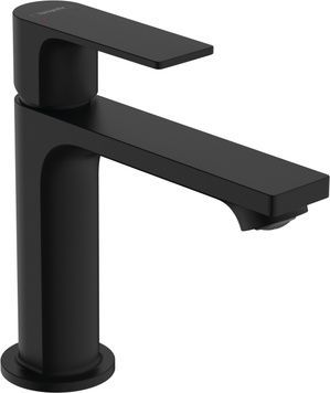 Змішувач для раковини HANSGROHE Rebris E 110 чорний матовий 72557670 з донним клапаном - 72557670