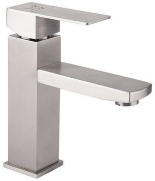 Змішувач для умивальника LIDZ Kubis 001F Nickel LDKUB001FNKS28534 - LDKUB001FNKS28534