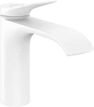 Смеситель для раковины HANSGROHE Vivenis 110 Matt White 75022700 белый матовый - 75022700