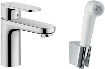 Змішувач для раковини HANSGROHE Vernis Blend 100 71215000 з гігієнічним душем - 71215000
