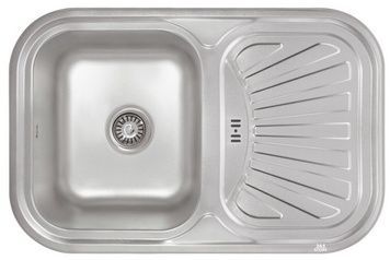 Кухонна мийка IMPERIAL 7549 Micro Decor 0,8 мм (IMP7549DEC) - IMP7549DEC