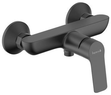 Змішувач латунний для душу Imprese Kucera f03303410AA чорний - f03303410AA