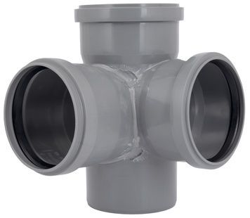 Крестовина двухплоскостная канализационная Ostendorf-OSMA HT-System PLUS d110/110/110/110&times;87&deg; SD00057872