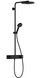 Душевая система HANSGROHE Pulsify S Showerpipe 260 1jet с термостатом Matt Black 24220670 черная матовая - 24220670 - 1