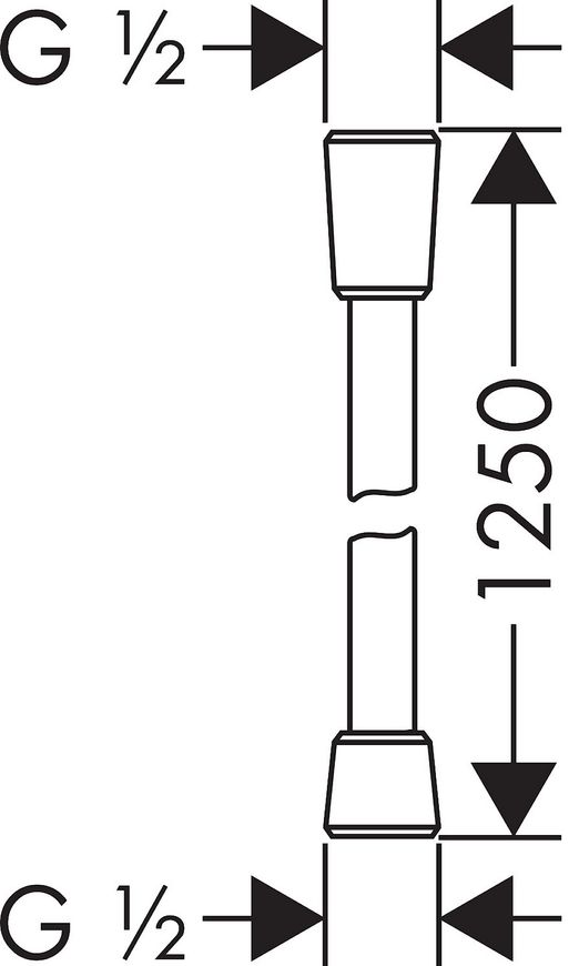 Комплект гигиенического душа HANSGROHE Vernis Blend с лейкой Noken Round черный матовый 20220001 - 20220001