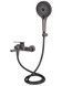 Смеситель для ванны Qtap Slavonice c душевым гарнитуром Gunmetal Black PVD QTSLV259GMB48035 - QTSLV259GMB48035 - 1