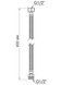Шланг для подключения воды Thermo Alliance Standart 40 см Nylon 1/2"x1/2" ВН TAS388W40