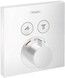 Термостат скрытого монтажа HANSGROHE ShowerSelect на 2 функции Matt White 15763700 белый матовый - 15763700 - 1