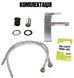 Смеситель для умывальника LIDZ Kubis 001F Nickel LDKUB001FNKS28534 - LDKUB001FNKS28534 - 10