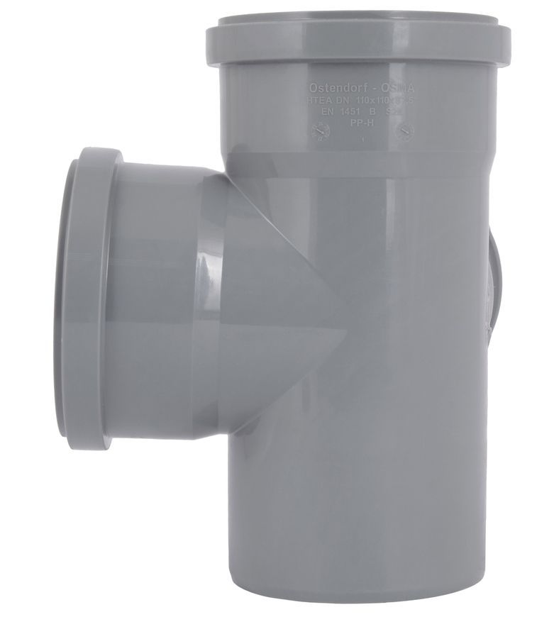 Крестовина двухплоскостная канализационная Ostendorf-OSMA HT-System PLUS d110/110/110/110&times;87&deg; SD00057872