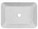 Раковина-чаша Qtap Virgo накладна прямокутна 490х345х115 White QT18112261WN - QT18112261WN - 1