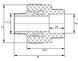 Муфта полипропиленовая PPR Blue Ocean 50х1" 1/2 НР латунь BOHTEA5005XXX - BOHTEA5005XXX - 2