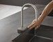 Смеситель для кухонной мойки HANSGROHE Aquno Select M81 170 3jet с вытяжным изливом Stainless Steel Finish 73837800 нержавеющая сталь - 73837800 - 9