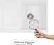 Кухонная мойка QTAP CS 7449 White (QT7449WHI650) - QT7449WHI650 - 2