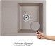 Кухонна мийка QTAP CS 6450 Beige (QT6450BEI551) - QT6450BEI551 - 2
