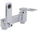 Смеситель для ванны Qtap Gemini Loop с поворотным изливом и душевым гарнитуром Chrome QTGEM260CRM45701 - QTGEM260CRM45701 - 6