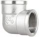 Уголок латунный Thermo Alliance Forte 1"Вх1"В никелированный SF36825