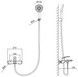 Смеситель для ванны Qtap Slavonice c душевым гарнитуром Gunmetal Black PVD QTSLV259GMB48035 - QTSLV259GMB48035 - 2