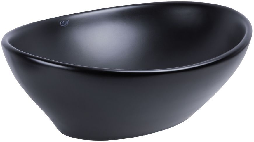 Раковина-чаша QTAP Dove 410х335х150 Matt black з донним клапаном QT063078MBMB - QT063078MBMB