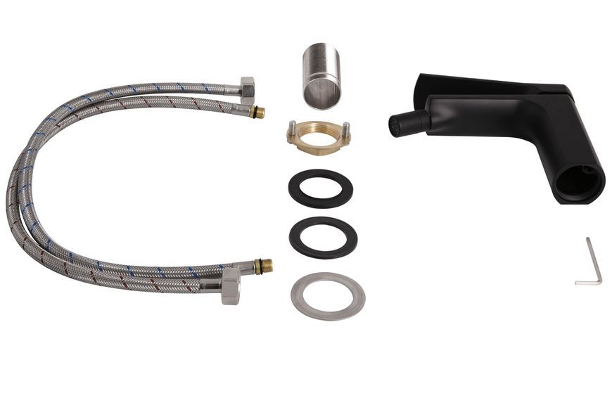 Змішувач для біде Qtap Slavonice Black Matt QTSLA255BLM45922 - QTSLA255BLM45922