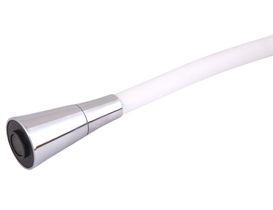 Смеситель для кухни Lidz Tani 007F3 с гибким изливом White/Chrome LDTAN007F3WCR40423 - LDTAN007F3WCR40423