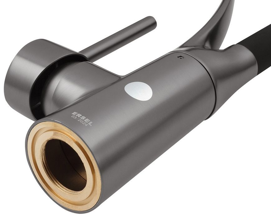 Смеситель для кухни с рефлекторным изливом Kroner KRP Ersel-GRP03393BLK графит CV033800 - Ersel-GRP03393BLK