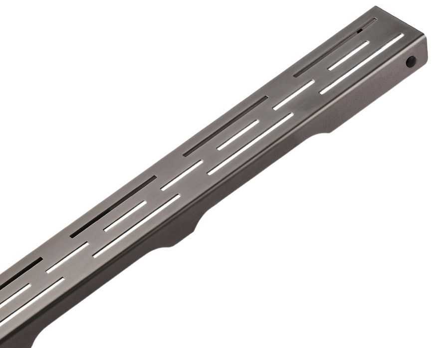 Решетка для линейного трапа Qtap Grate FD600 (PVD) SUS304 600 мм графит QTGRATEPVDFD600 - QTGRATEPVDFD600