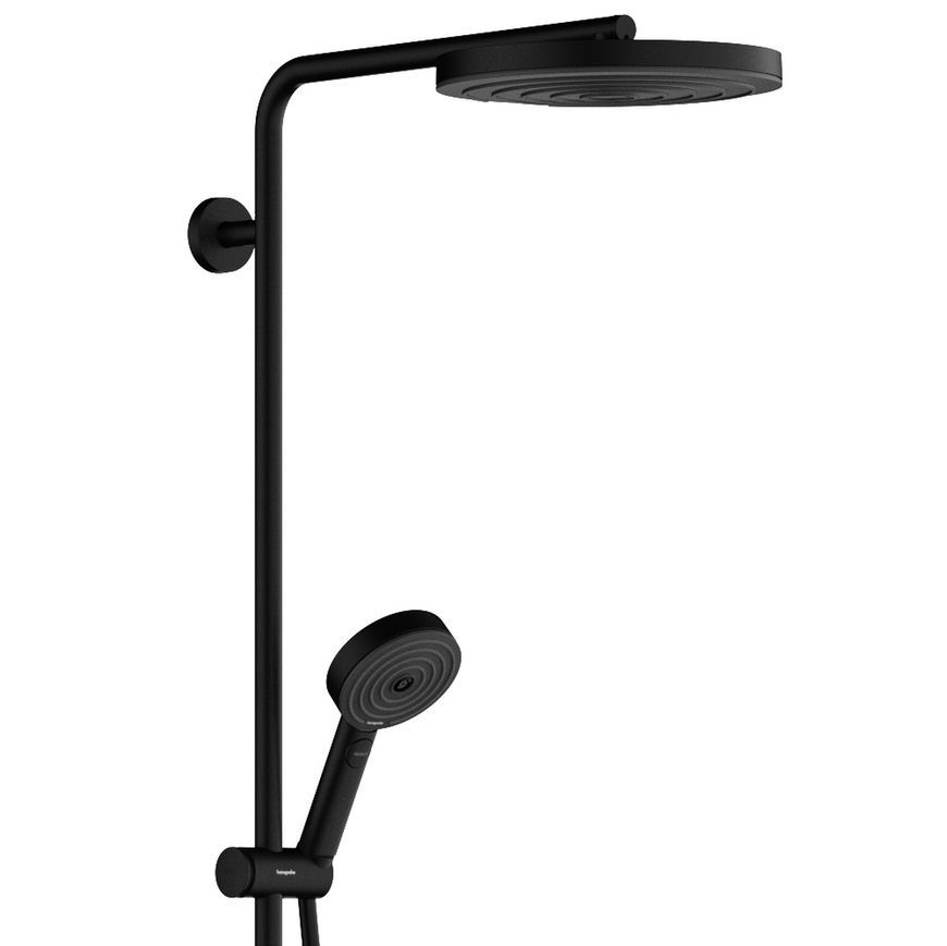 Душевая система HANSGROHE Pulsify S Showerpipe 260 1jet с термостатом Matt Black 24220670 черная матовая - 24220670