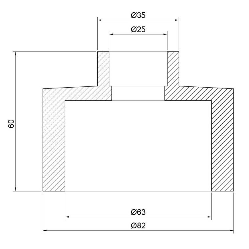 Муфта PPR THERMO ALLIANCE 63х25 - DSB112