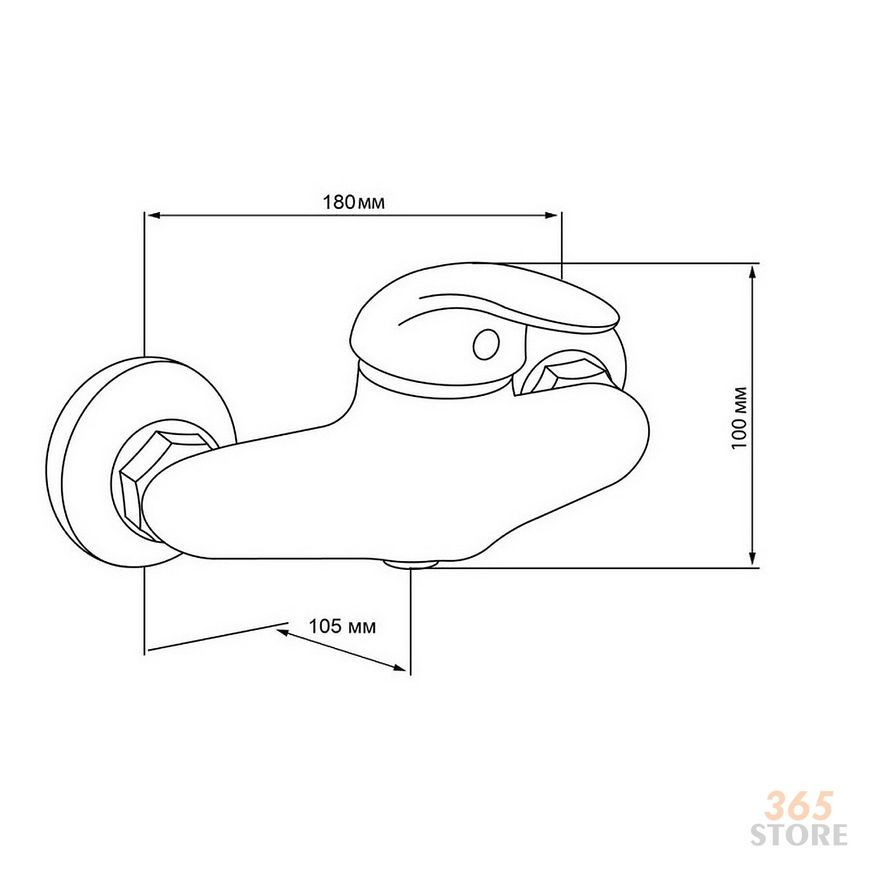 Смеситель для душа TOUCH-Z Premiera-35 010 - TZPRE35010