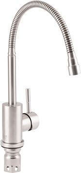 Змішувач для кухні LIDZ Aria 015F4 Nickel з рефлекторним гусаком LDARI015F4NKS34943 - LDARI015F4NKS34943
