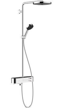 Душевая система для ванны HANSGROHE Pulsify S Showerpipe 260 1jet с термостатом 24230000 хром - 24230000