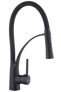 Змішувач для кухні з рефлекторним виливом Kroner KRP Ersel-SCH03393BLK чорний CV033799 - Ersel-SCH03393BLK