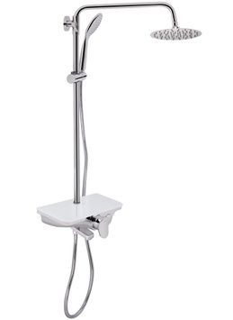 Душевая система QTAP Sloup 51106VKOW с смесителем - QTSL51106VKOW