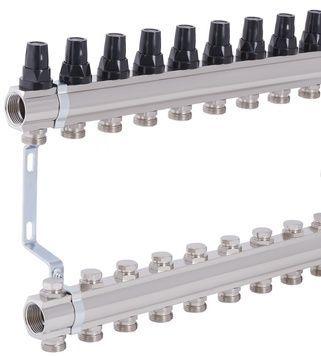Колектор латунний SD Forte 1" на 12 виходів SF002W12 - SF002W12