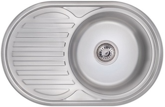 Кухонна мийка LIDZ 7750 Polish 0,8 мм (180) - LIDZ7750POL