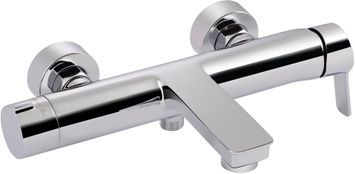 Змішувач для ванни QTAP Zdeněk 3032102GC з коротким виливом - QTZDN3032102GC
