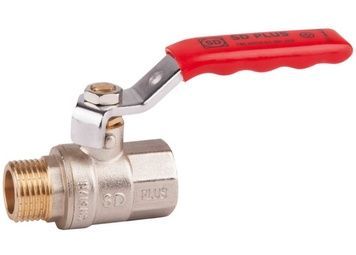Кран шаровой SD PLUS 1" 1/2 ВН для воды (рычаг) SD605NW40PN40 - SD605NW40PN40