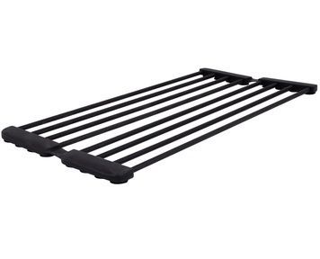 Сушарка для посуду на кухонну мийку з присосками Lidz Acsis LA09 Black 440х234 мм LDACSLA09BLM49777