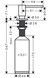 Дозатор HANSGROHE A41 для миючого засобу/мила Stainless Steel Finish 40438800 нержавіюча сталь