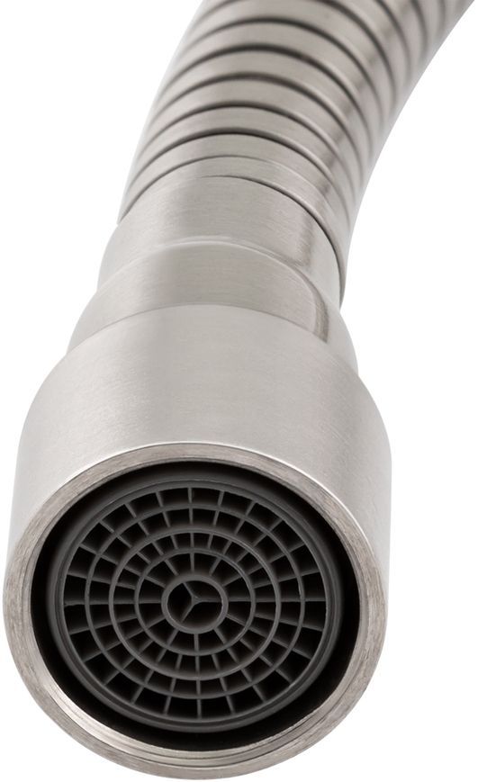 Змішувач для кухні LIDZ Aria 015F4 Nickel з рефлекторним гусаком LDARI015F4NKS34943 - LDARI015F4NKS34943