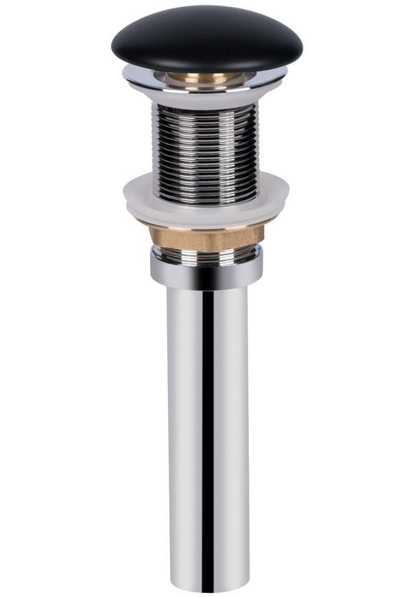 Раковина-чаша QTAP Robin 600х400х140 Matt black з донним клапаном QT132143PMBMB - QT132143PMBMB