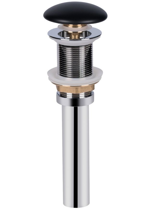 Раковина-чаша QTAP Robin 600х400х140 Matt black з донним клапаном QT132143PMBMB - QT132143PMBMB