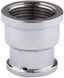 Муфта латунна SD Forte 1/2"х3/4" редукційна хромована SF357H2015