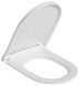 Сидіння для унітазу Qtap 465x363x60 мм з мікроліфтом Slim Duroplast, MagLock QTSC179W48916 - QTSC179W48916 - 1