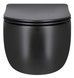 Унітаз підвісний Qtap Taurus безобідковий Ultra Quiet сидіння Slim Duroplast/Soft-close/Quick relase QT2433084EUQMB чорний - QT2433084EUQMB - 5